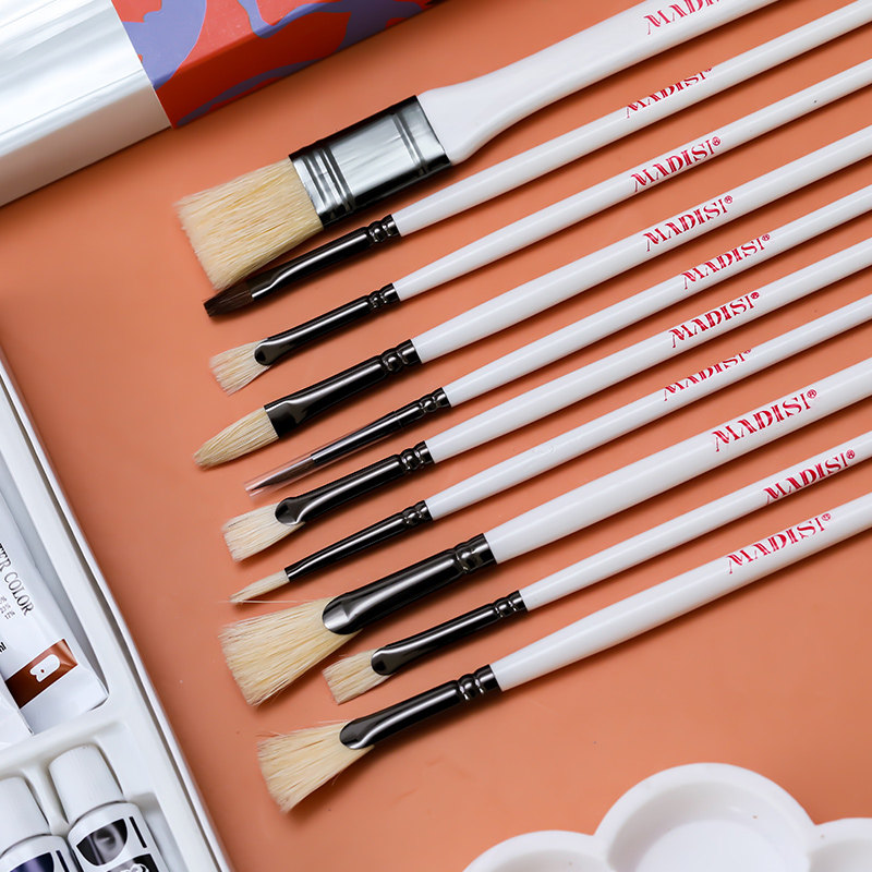 画笔水粉马蒂斯颜料初学者学生用品手绘生手美术专业水粉