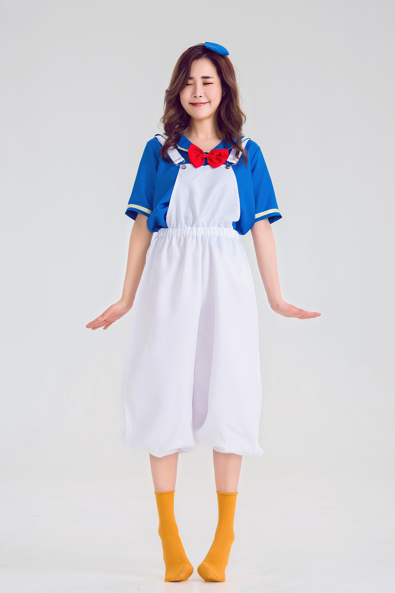 亲子装儿童小鸭子cos水手话剧戏剧舞台表演六一儿童节儿童演出服