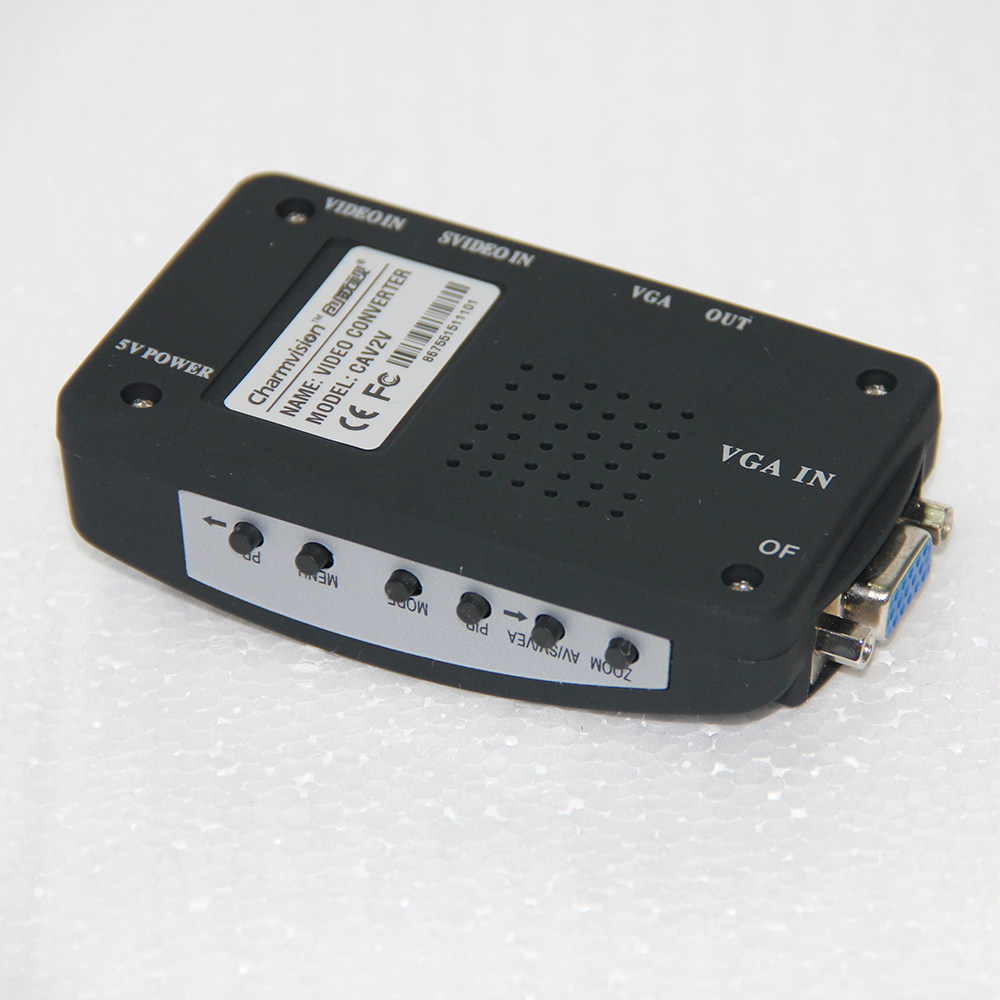 视频创威视avvgasvideo端子复合转换器bnc莲花射频器