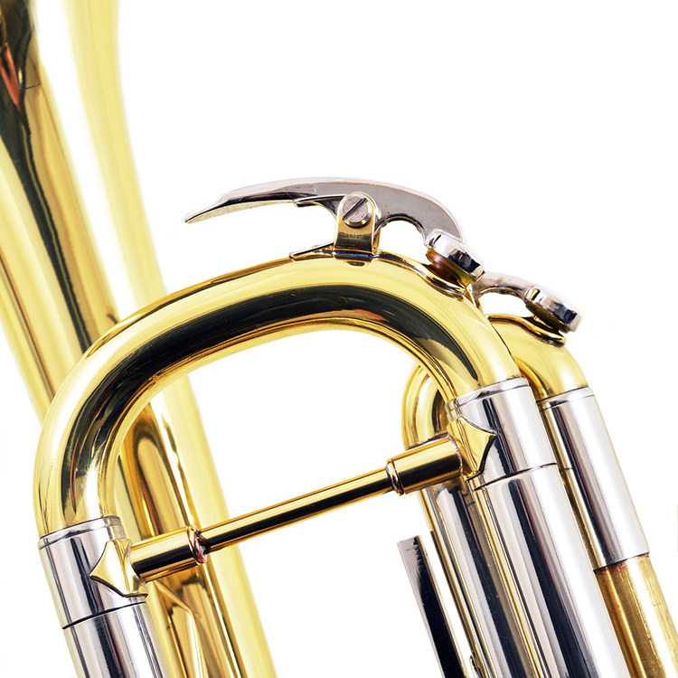 小号津宝乐器专业三音号jbtr601金色三键包邮小号