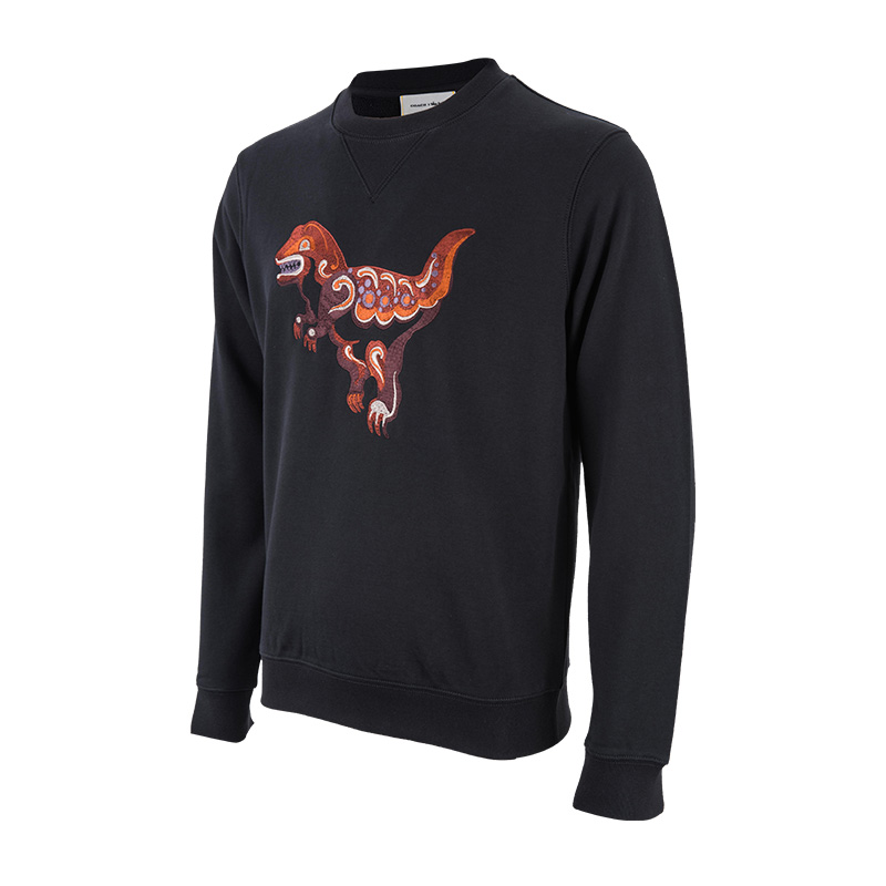 coach/蔻驰co75848iw男士时尚刺绣恐龙全棉卫衣xy特卖