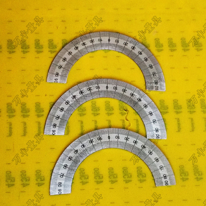 黑色 圆盘不锈钢尺铜镇尺测量尺水位尺分度角度盘定制专用链接 包邮