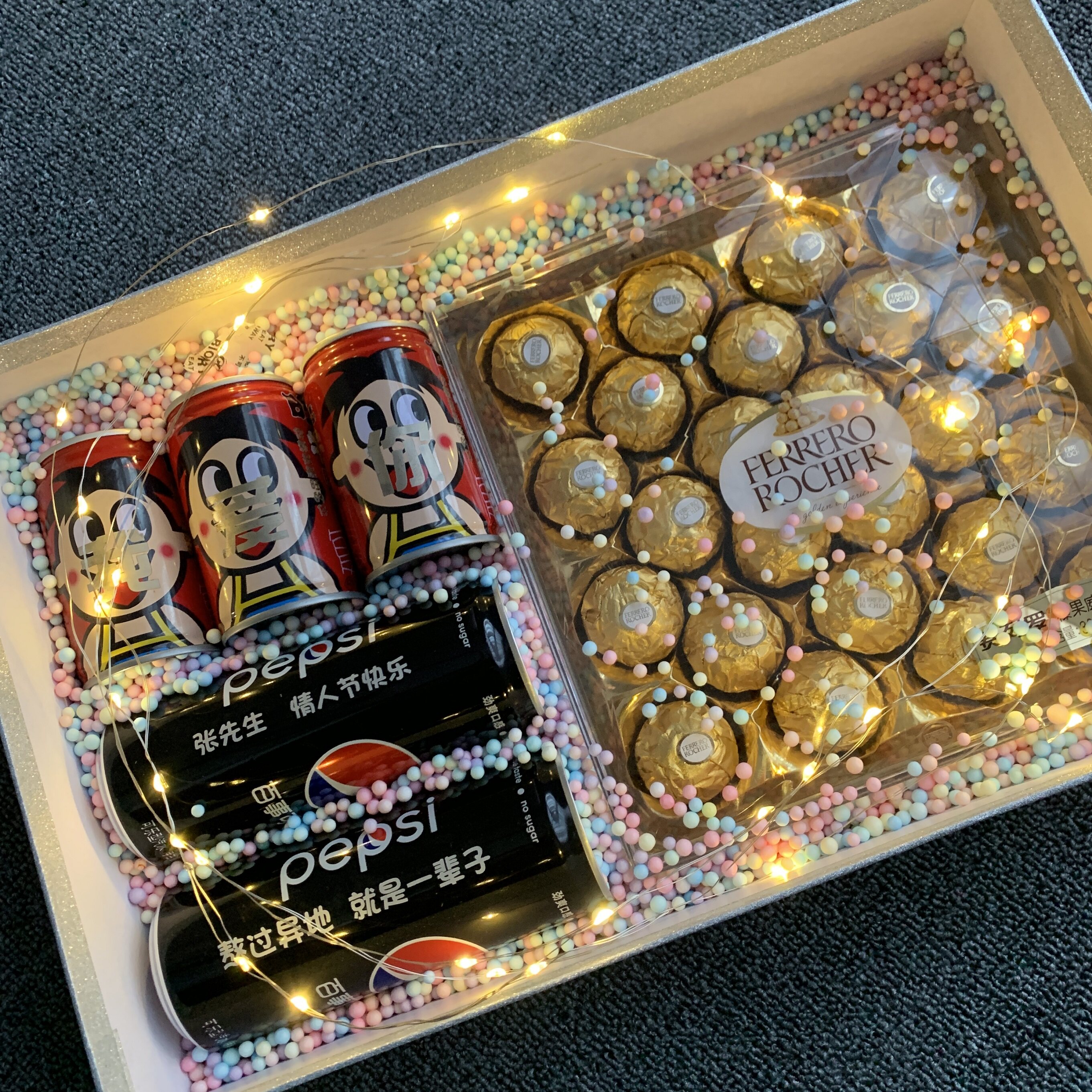 旺仔牛奶个性定制易拉罐刻字生日元旦送男女朋友新年情人节礼物