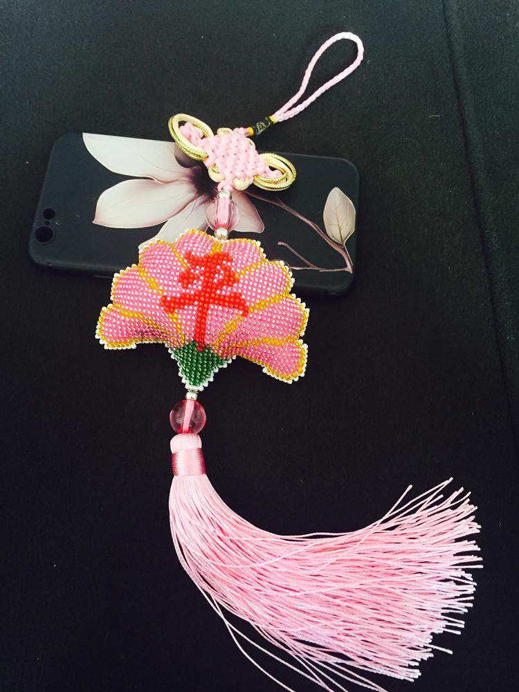 十字绣新款串珠子绣平安福汽车挂件穿珠满绣立体平安符车挂全珠绣