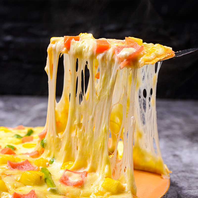 际食洲榴莲芝士拉丝家用披萨必胜成客半成品加热其他烘焙半成品