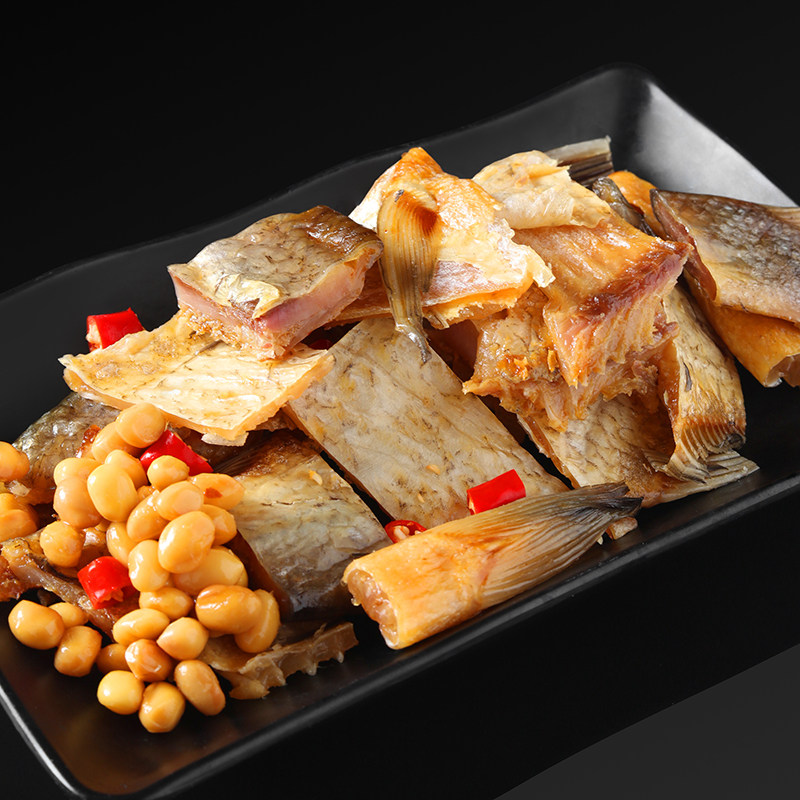 湖北卤鱼五条风干香辣即食开袋熟食包装特产鱼干