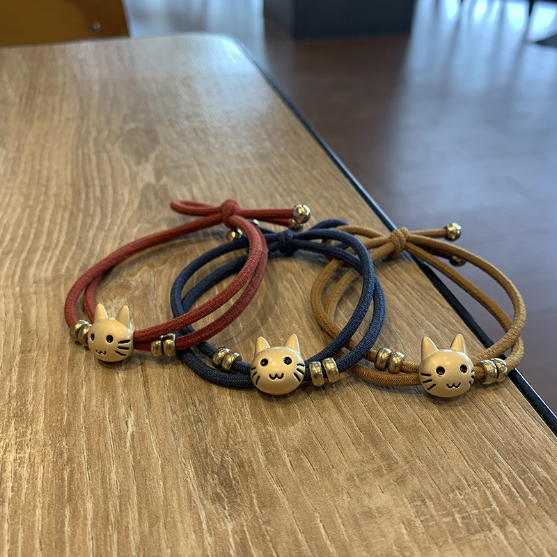 爱小皮筋送给男朋友皮套头绳扎头发饰发饰