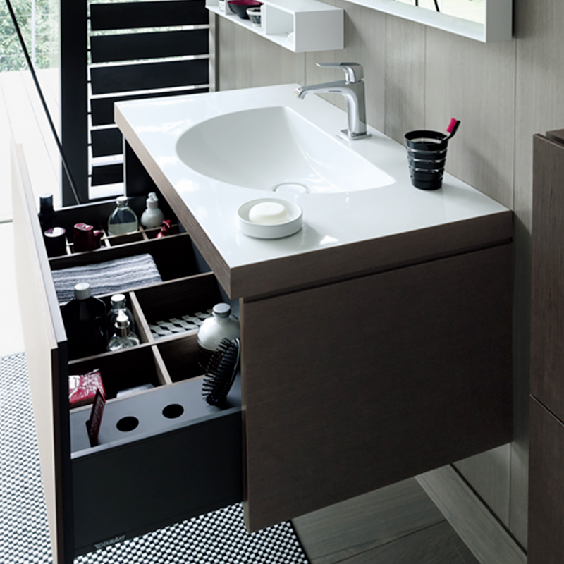 duravit卫浴l-cube壁挂式浴室柜家具组合lc6901