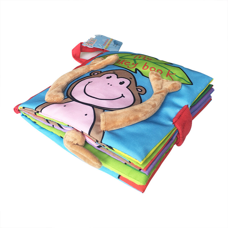 布书书籍趣味枕头02岁益智玩具响纸可咬宝宝my儿童读物原版书