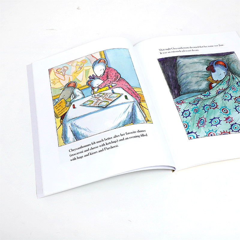 英文原版绘本chrysanthemum我的名字克丽桑丝美美菊花原版其它