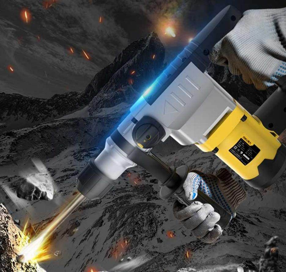 电锤得力大功率冲击重型dl6336dl6334dl6335电锤