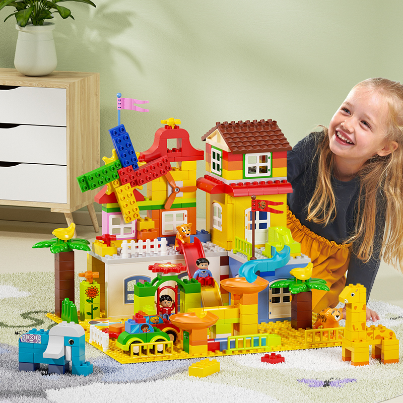 儿童颗粒乐高积木拼装玩具益智大号男女女孩子建构