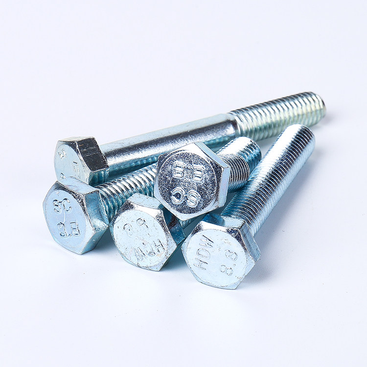 8.8级镀锌外六角螺丝螺栓m6m8m10m12*16×20/25/30/35/40/45-50mm