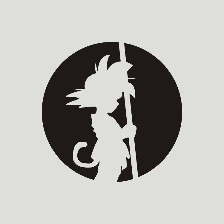 装饰贴纸汽车摩托七龙珠孙悟空剪影挡风玻璃车窗汽车装饰贴