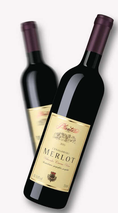 塞尔维亚黑山红酒美乐红葡萄酒维拉入口柔和merlot干红静态葡萄酒