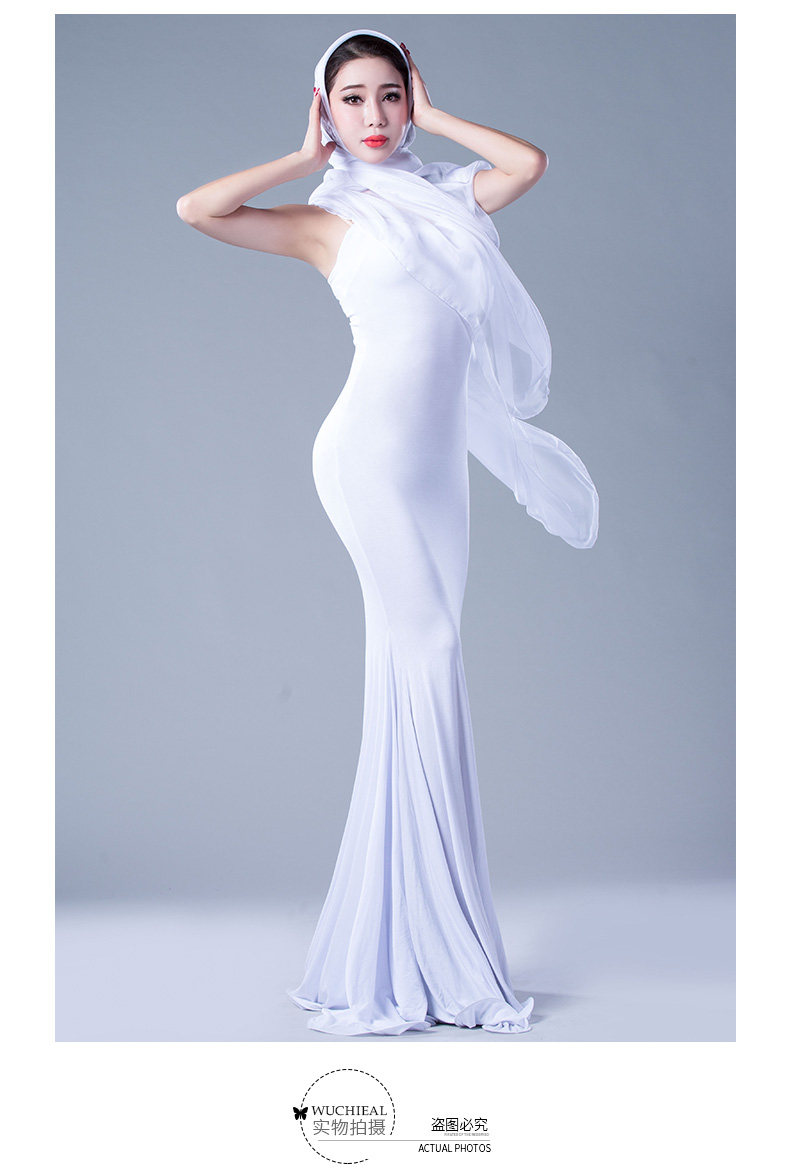 舞姿翼品牌肚皮服装时尚演出服套装小薇练功连衣裙肚皮舞套装演出服