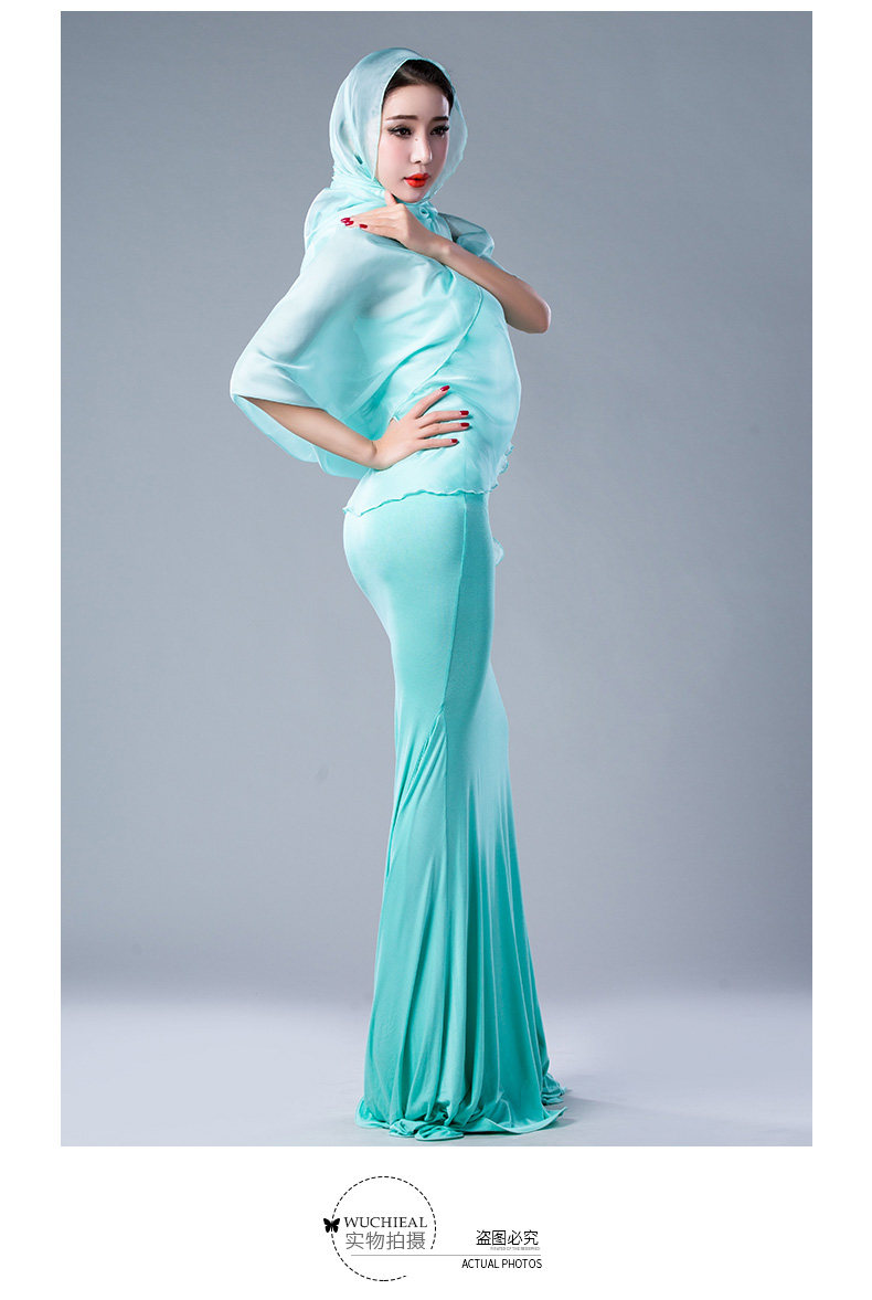 舞姿翼品牌肚皮服装时尚演出服套装小薇练功连衣裙肚皮舞套装演出服