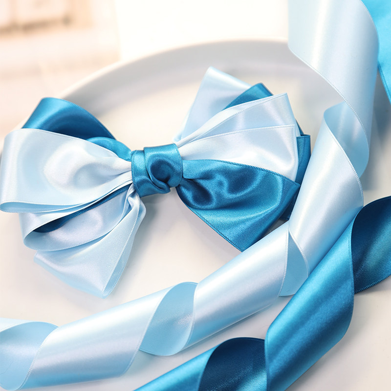 日本进口36cm光泽缎带手工diy发饰结婚结婚礼丝带