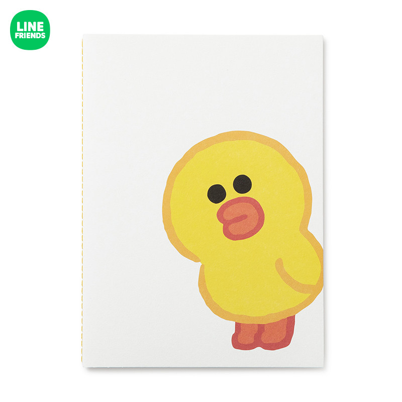 linefriends布朗熊图案笔记本卡通记事本动漫周边学习文具动漫电子