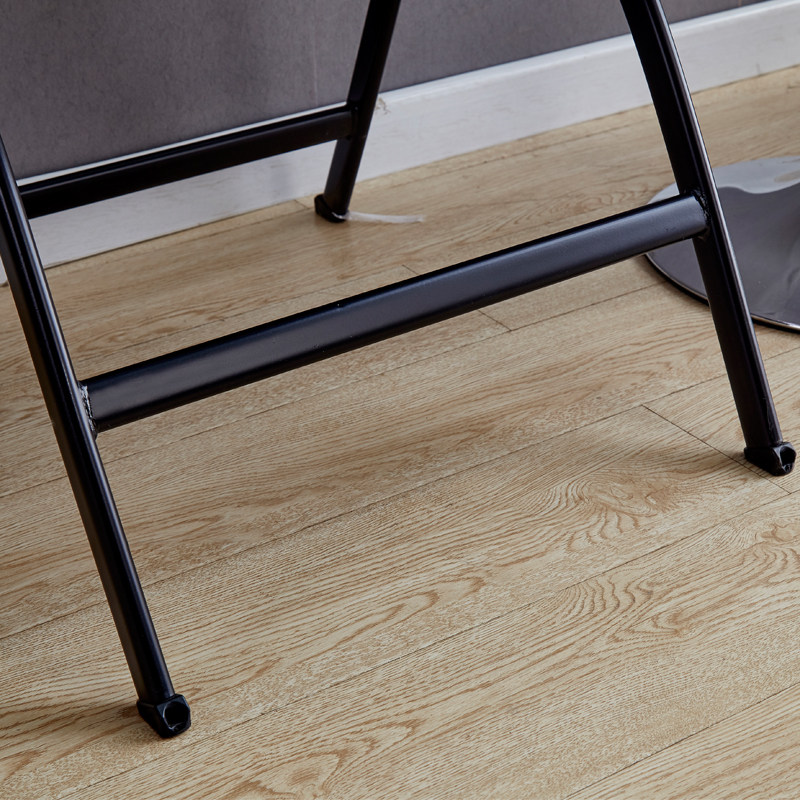 折叠椅子椅收折背椅会议休闲靠椅黑色靠背拆叠折叠椅