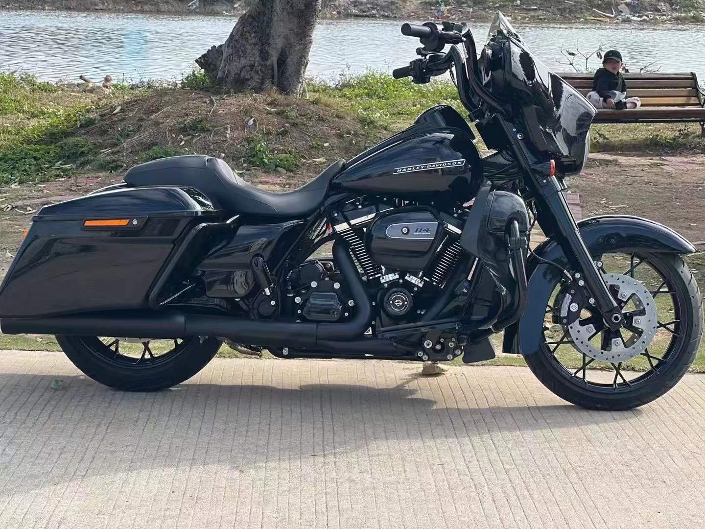 进口哈雷金刚狼883n路德复古太子铁马400cc滑翔摩托车整车