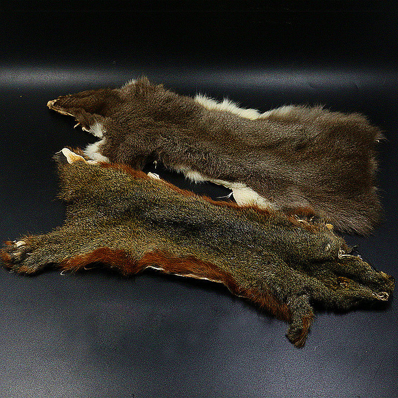 飞钓毛钩绑材料进口松鼠treesquirrelskins整张兽皮台钓饵