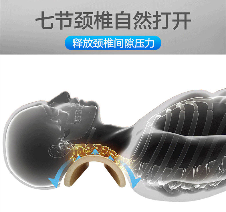 枕头颈椎竹子竹筒空心病人专用修复原木医用u型枕