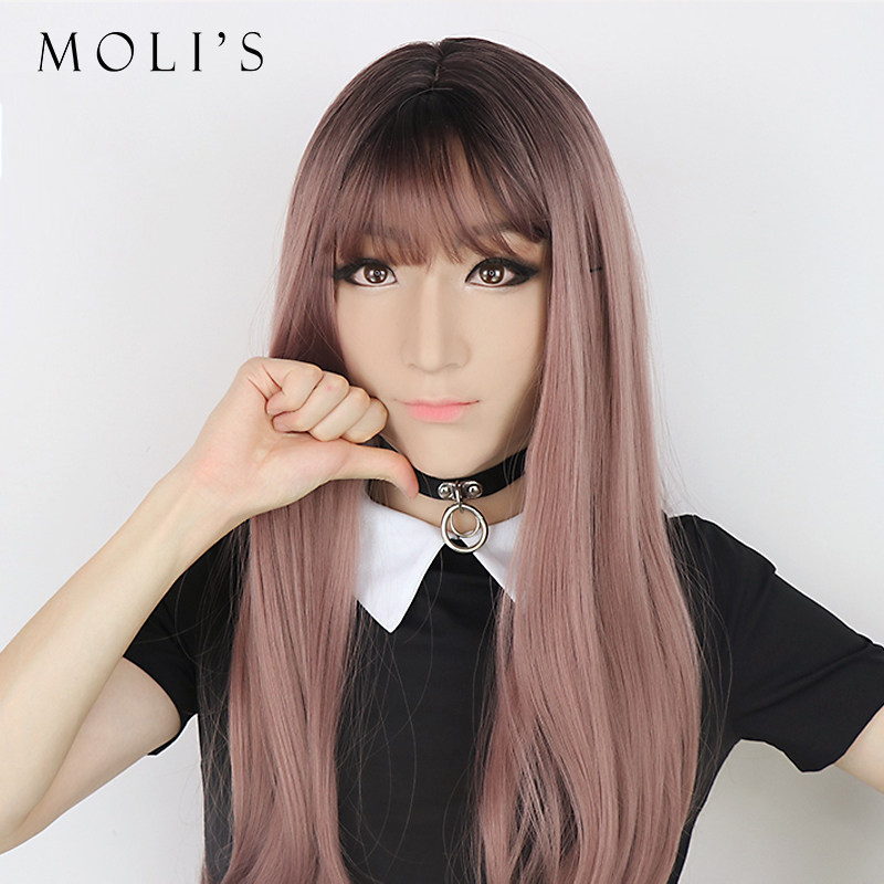 莫丽molismask美妆变装新款伪娘伪街小月连脖款媛野cosplay配件