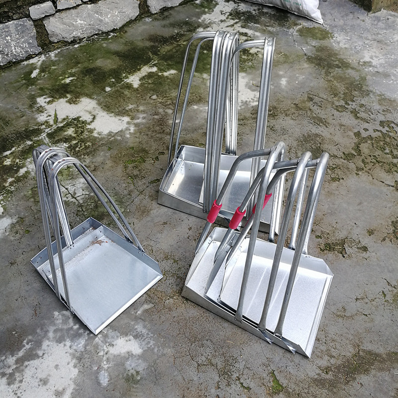 卫洋簸箕单个铁撮不锈钢畚斗家用加厚耐用垃圾簸箕