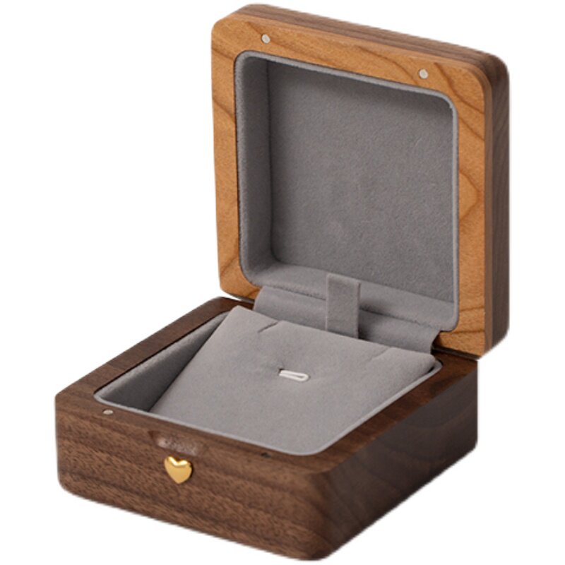 梵瀚胡桃木吊坠项链定制求婚告白礼盒盒装高档首饰盒