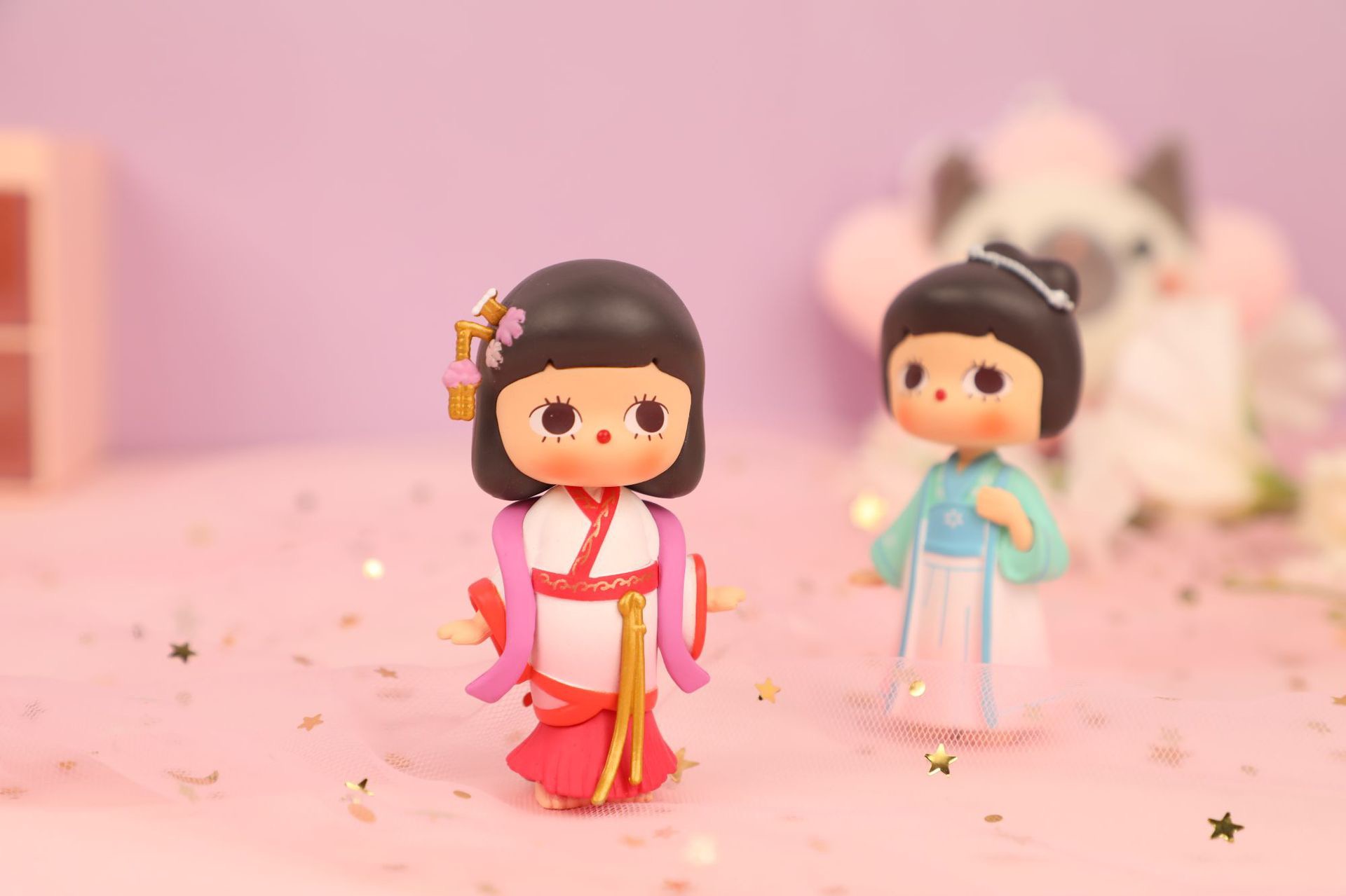 bobbi古风女子盲盒中国国风公仔人偶手办少女潮玩盲盒