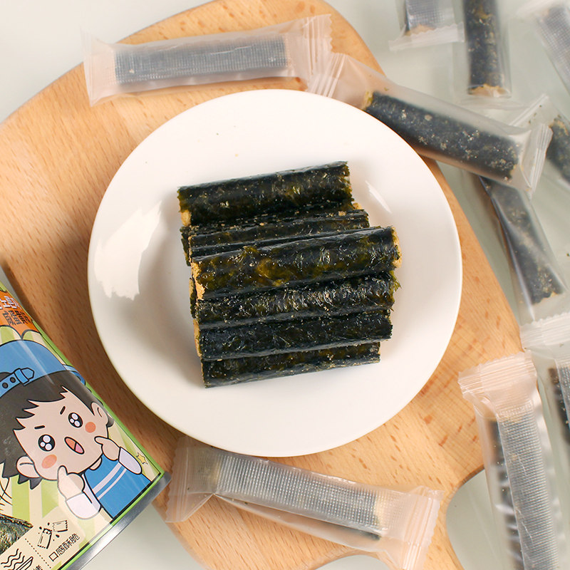 零食zek苔卷肉松蛋黄夹心心海苔脆海味即食海苔系列