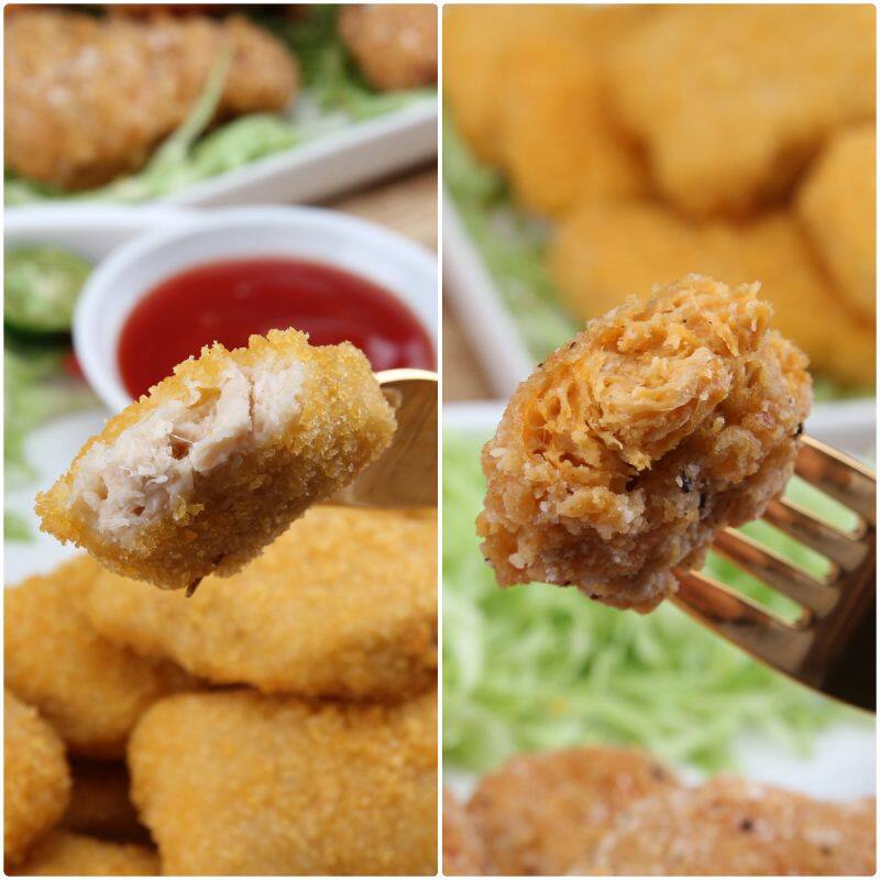 放牛吃草素鸡鸡块280g人造肉素鸡腿纯素正品人造肉