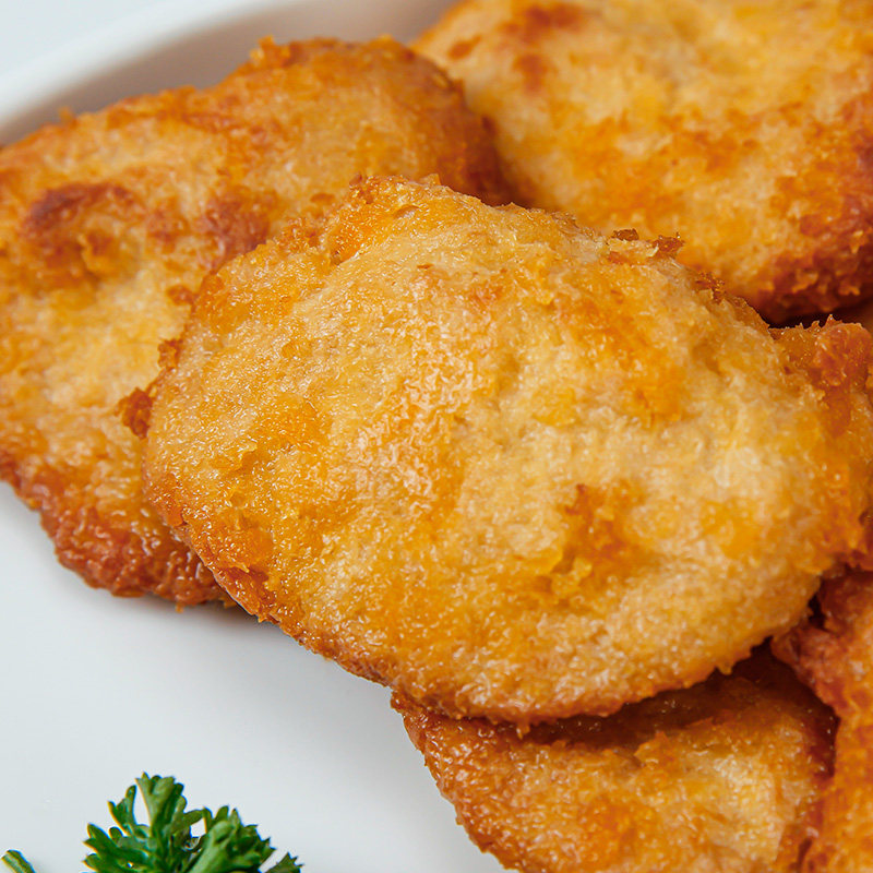 福缘黄金鱼排250g素食佛家纯素食品豆制品仿荤素肉