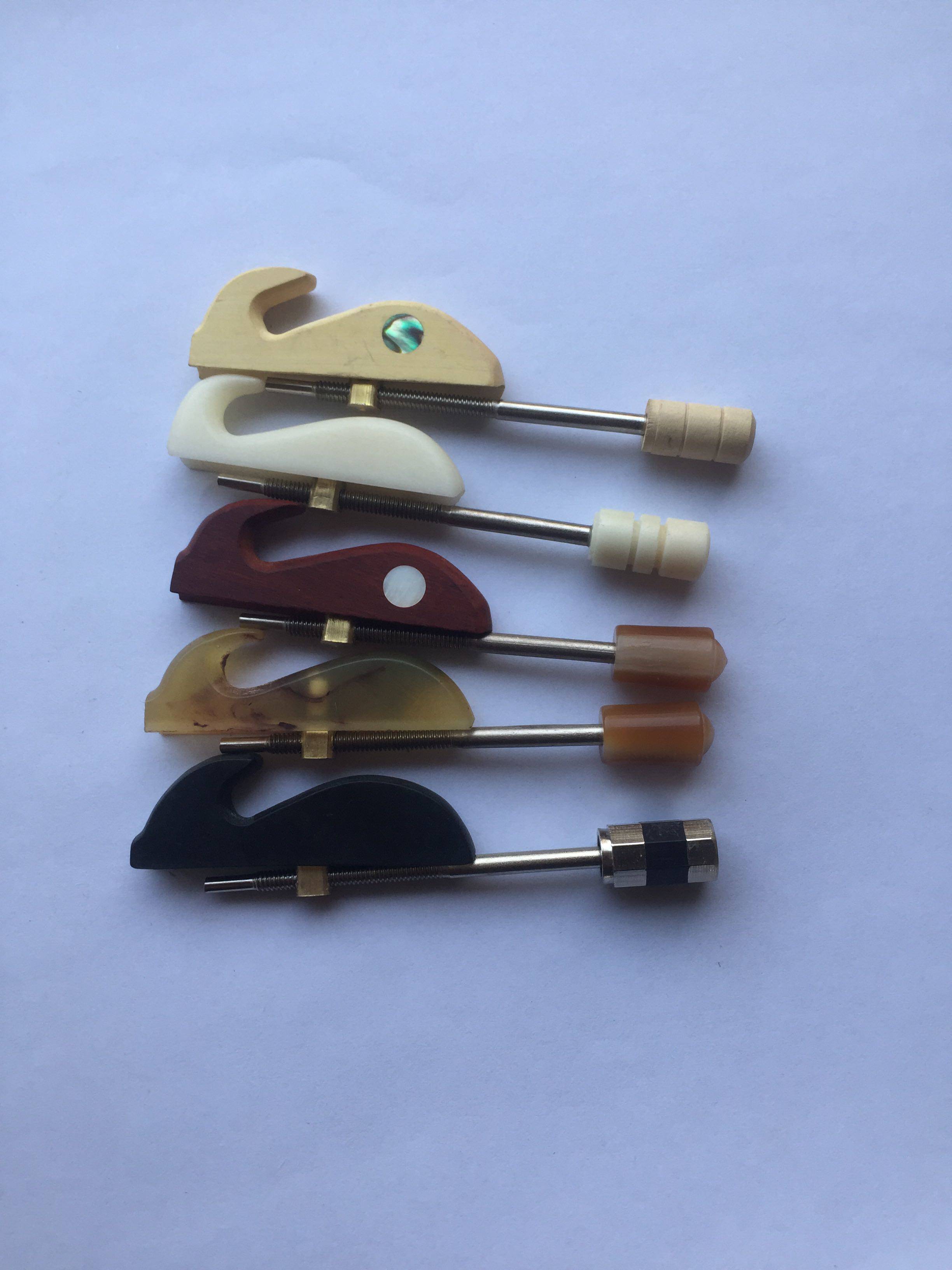 二胡胡弓弓子鱼钩小鱼挂钩黑色紫檀黄杨骨质二胡