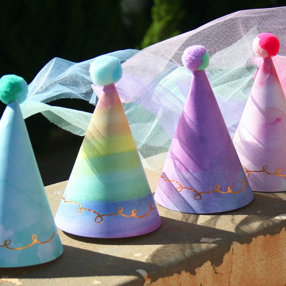 扮宝宝蛋糕帽公主少女party 唯美生日派对帽儿童18周岁成人装 - 痕风