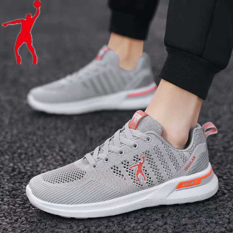 乔丹格兰男鞋夏季网布布鞋男士运动休闲网面透气防臭网面鞋