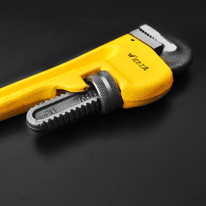 管钳修拧水管专用工具快速板钳两用万能板手水暖工管钱管丝管口钳