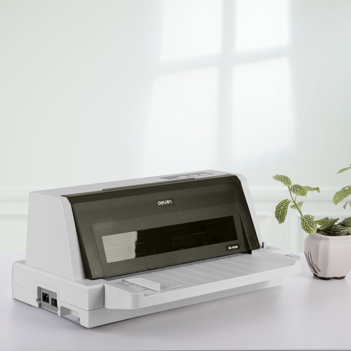 打印机针式发票全新得力增值增值税税控全自动连续针式票据打印机