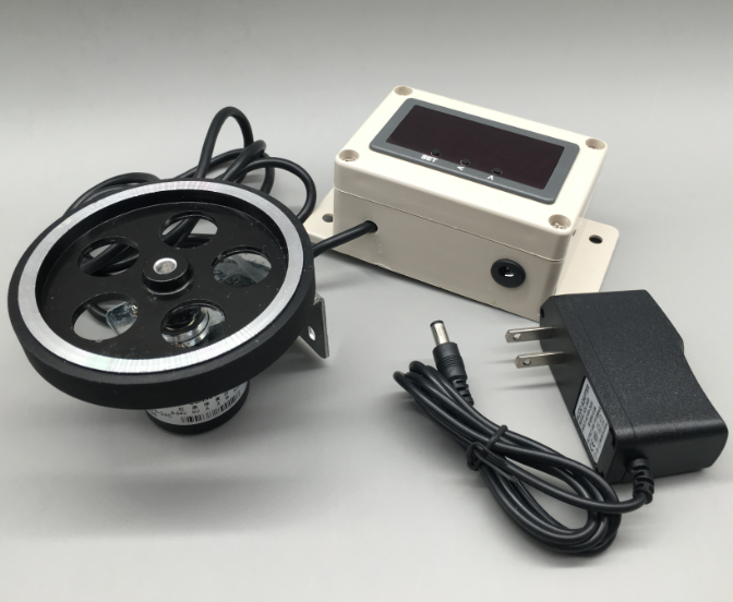 计米器数显高精度滚轮式电子感应测长度计码器工业米表自动记米器