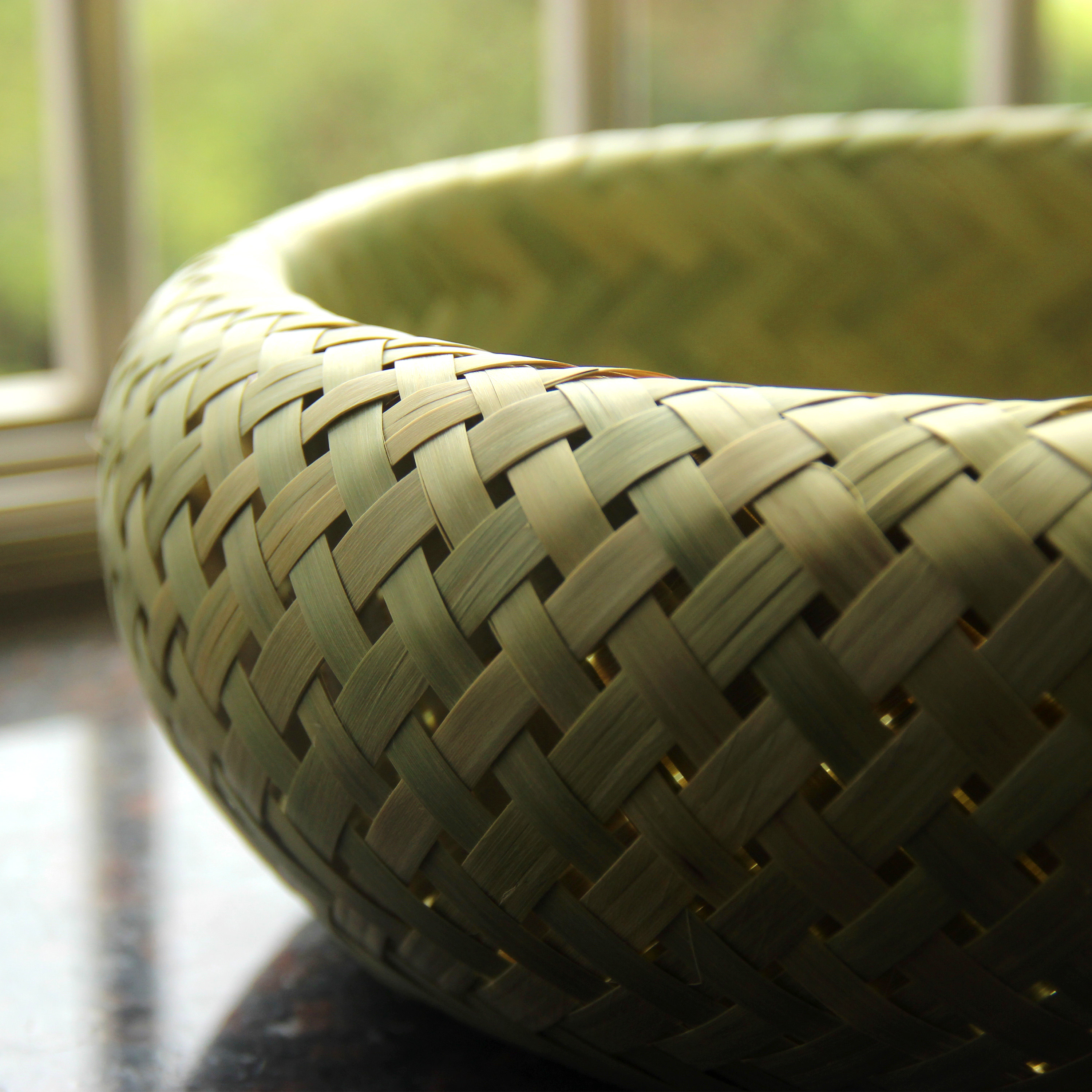 竹编制品簸箕鸡蛋收纳竹篮有孔水果篮馒头农家竹编