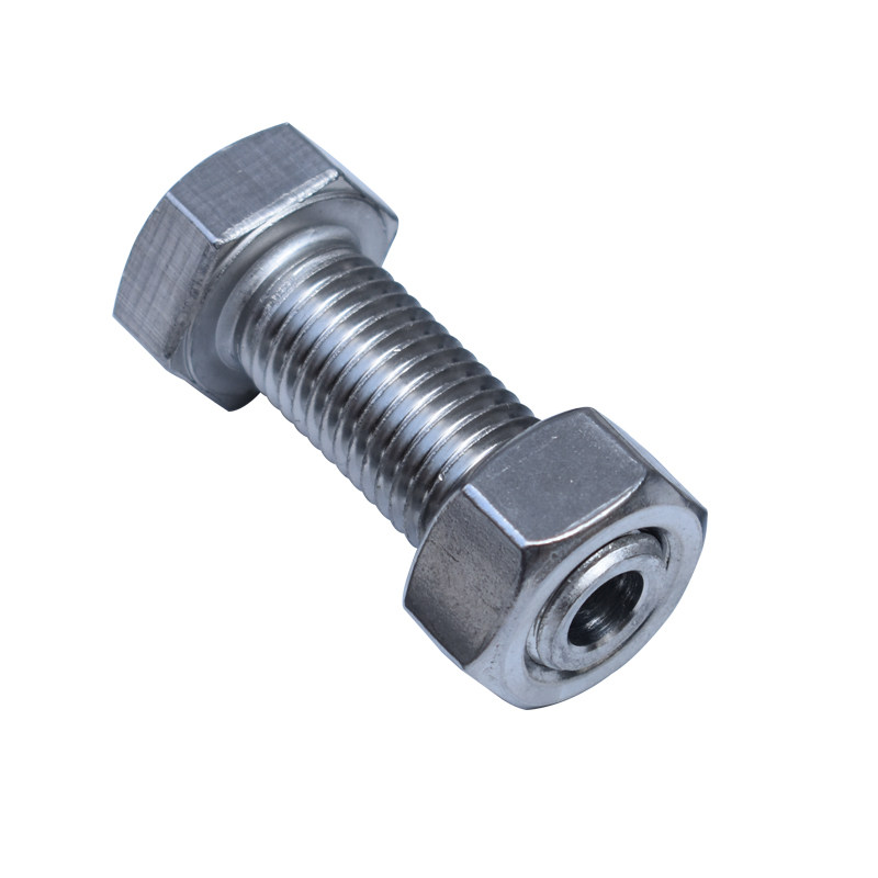 304不锈钢外六角空心螺丝中空螺栓灯具穿线通孔螺钉中孔口罩机 - 苏瑞