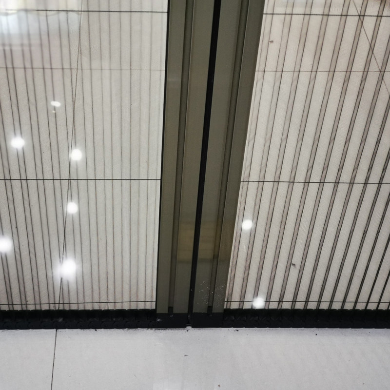 上海跃轩定制铝合金边框高档防蚊无轨折叠纱窗纱窗