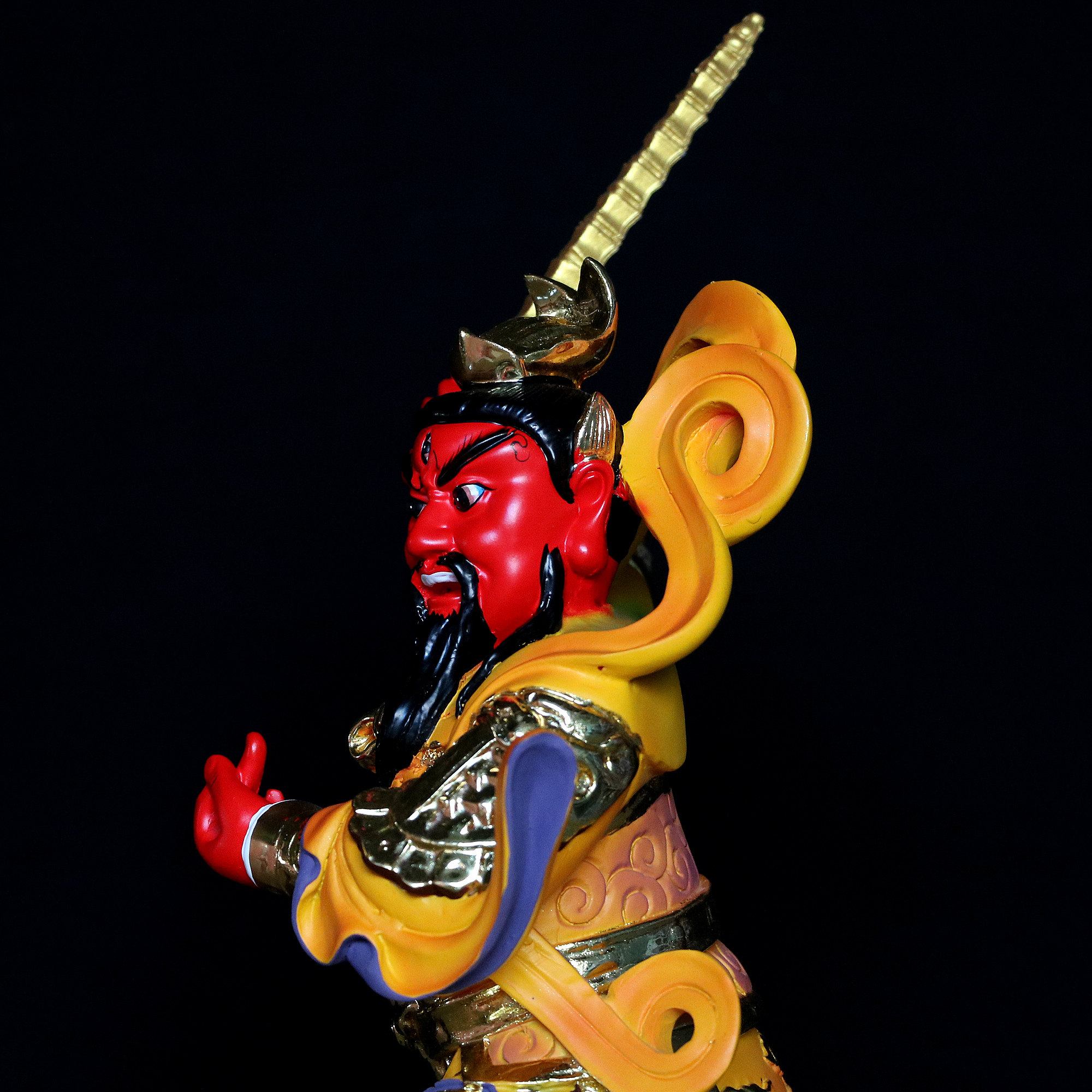 包邮王灵官神像家用供奉树脂摆件降魔摆件