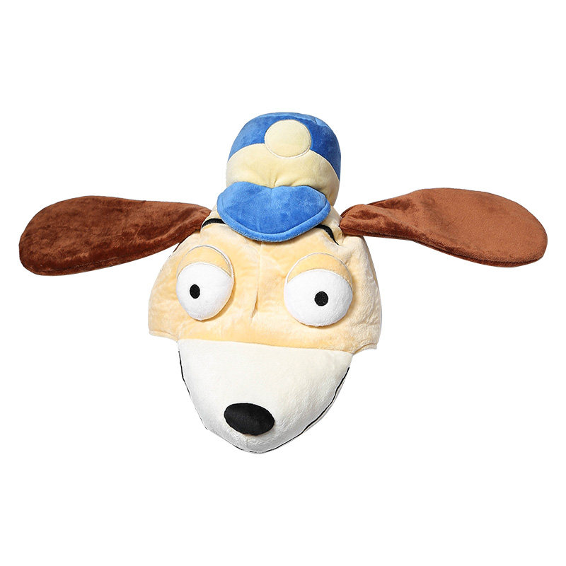 头套日韩ins搞怪动物卡通同款大耳朵狗头帽子发饰