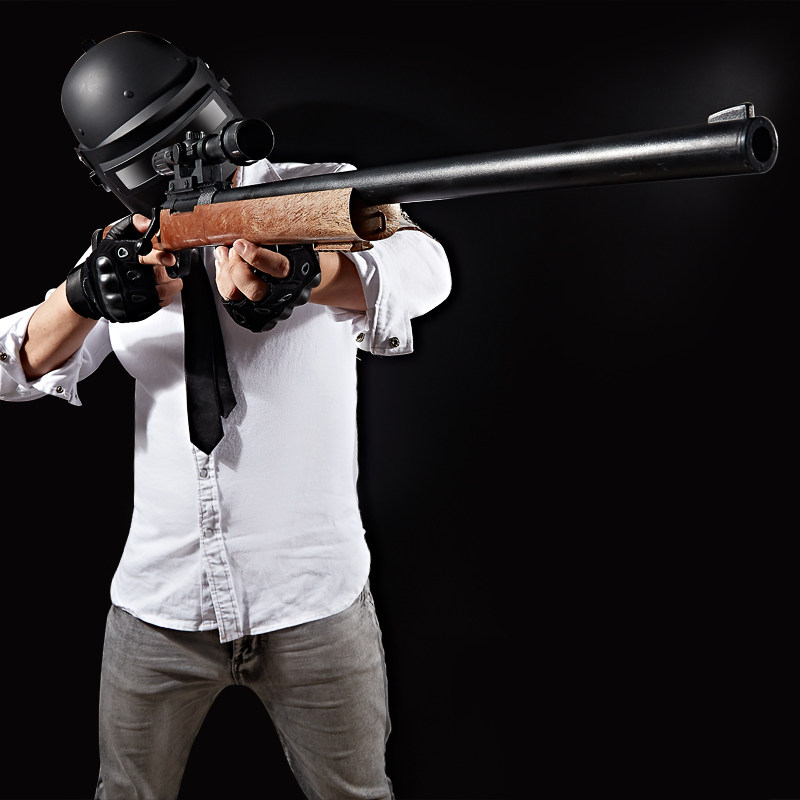 绝地求生钢将awm狙击水弹枪98k模型仿真吃鸡装备m24儿童玩具男孩