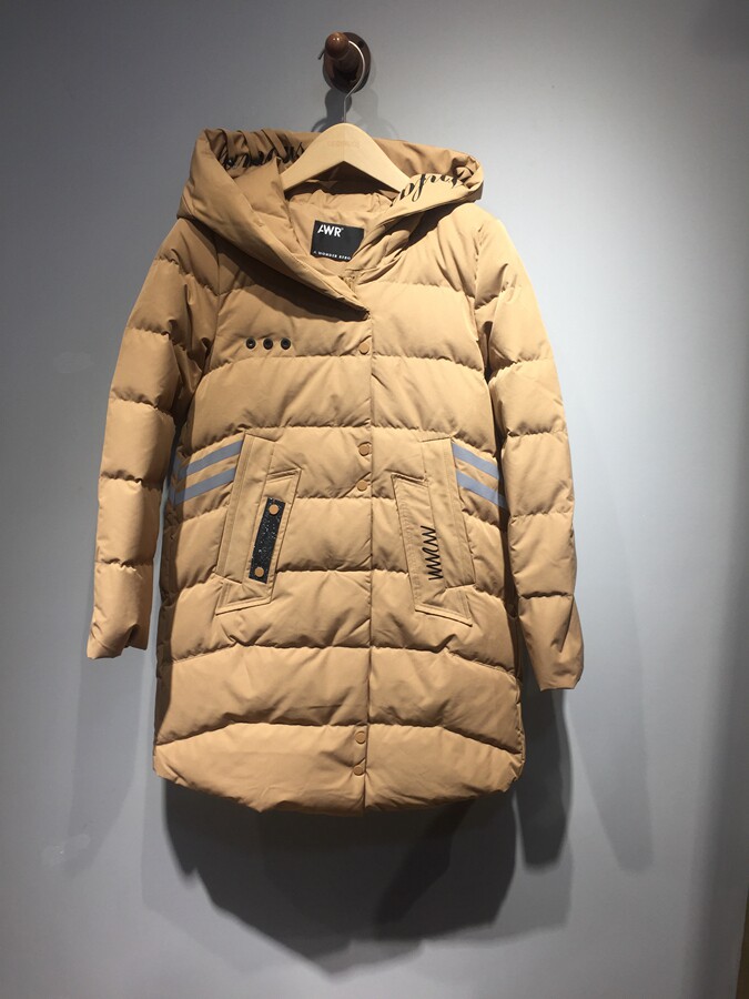 埃文羽绒服专柜正品旗舰店官方清仓商场同款连中长羽绒服