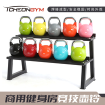 Competitive Pot Bell Home Fitness Room Full Steel Lady Baking Varnish Dumbbells Deep Squatting Hip Negative Weight Weight Loss Shaping Containing Shelf