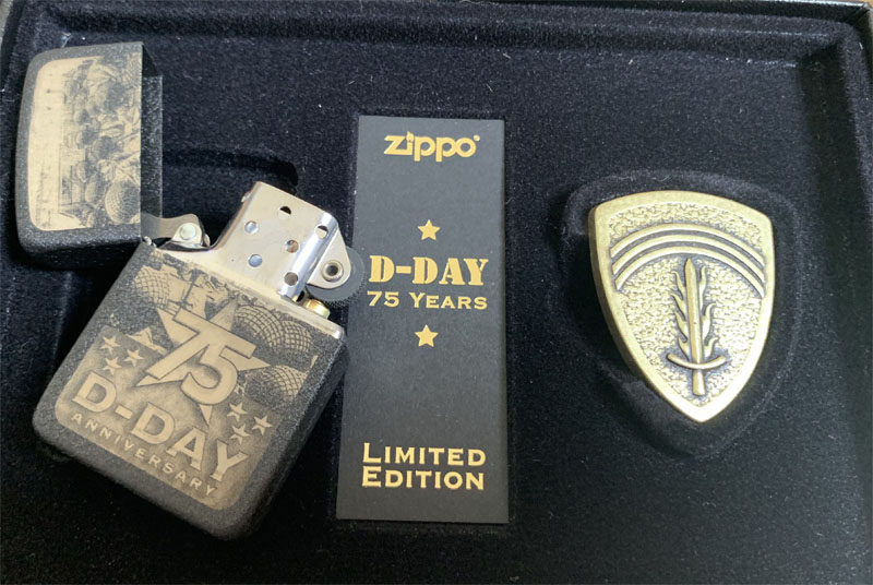 美国zippo打火机2019年度诺曼底登陆战役75周年限量收藏版zippo