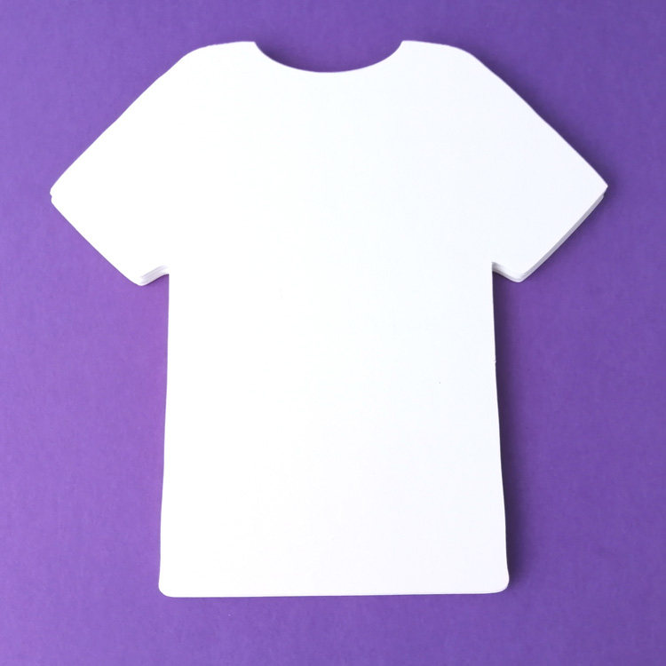 衣服形状卡纸幼儿园手工手工制制作绘画涂鸦彩绘折纸